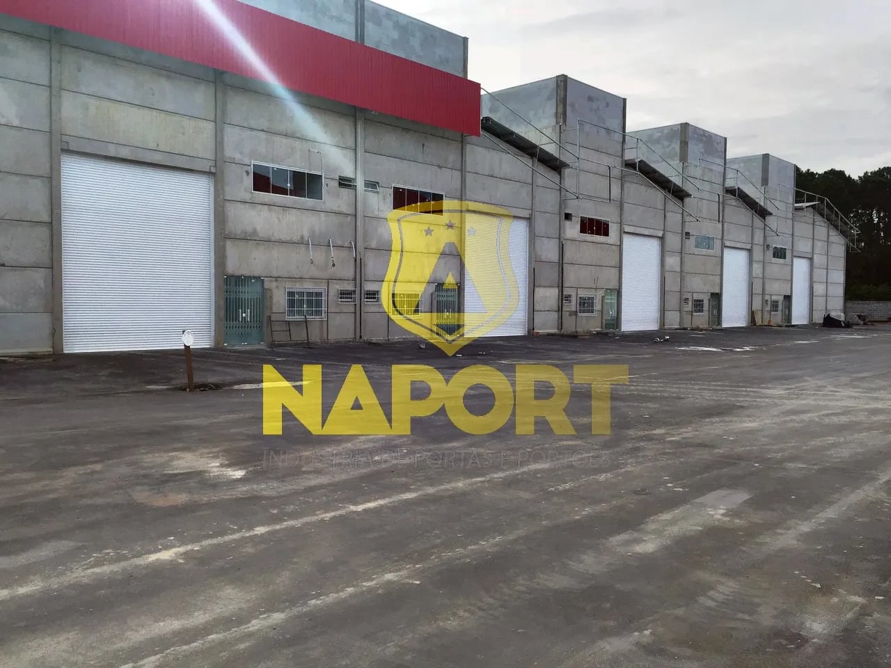 Porta automática de enrolar para indústrias | Naport